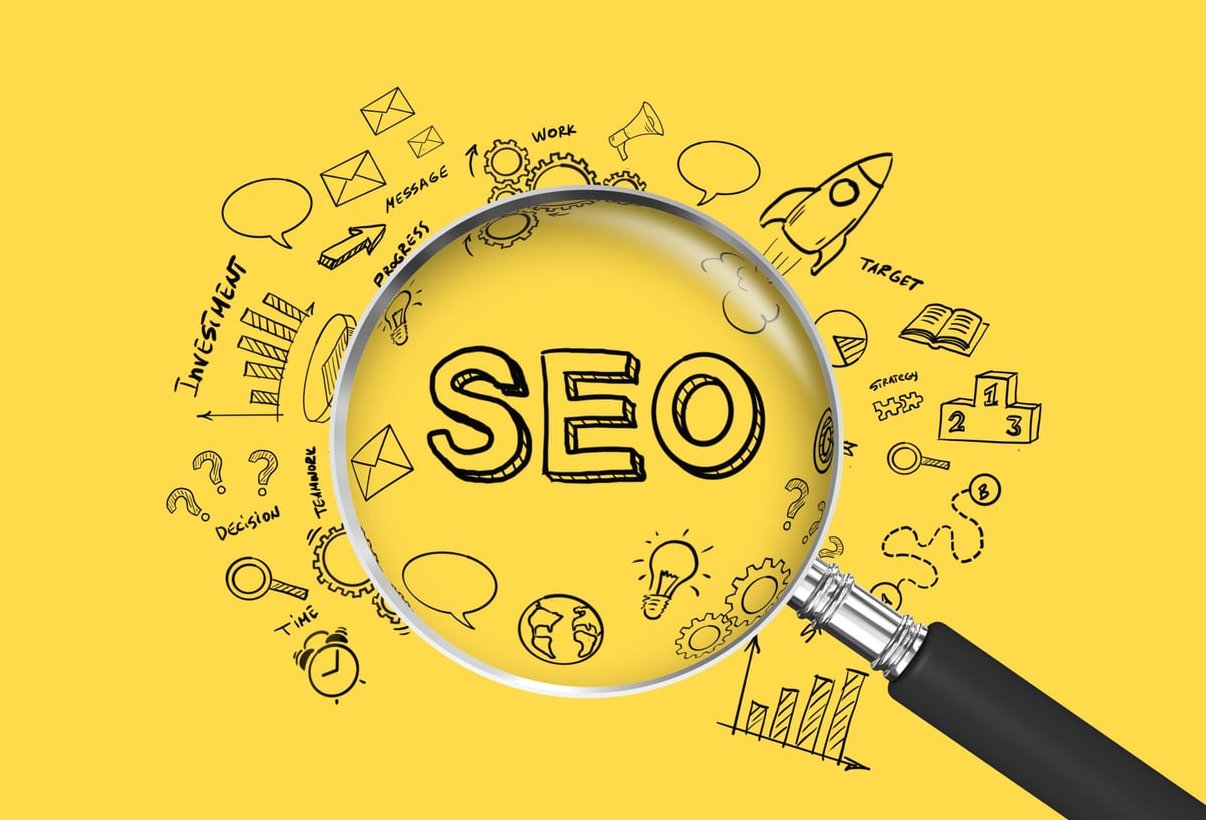 local seo map laptop